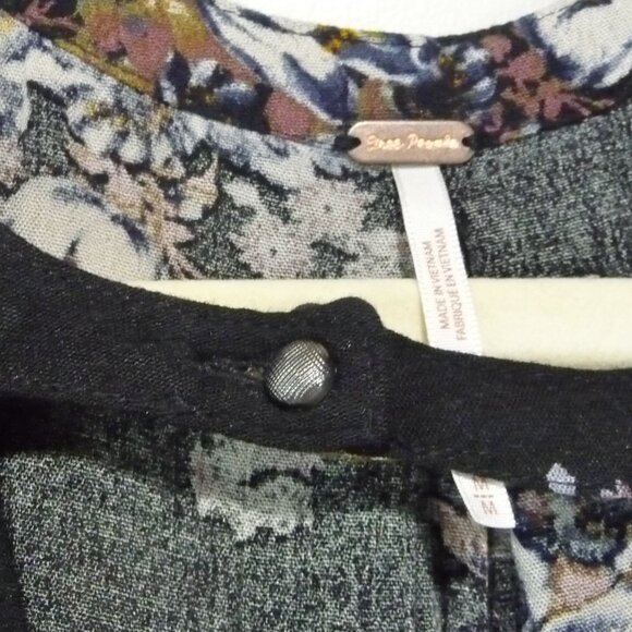 FREE PEOPLE SNAP OUT OF IT DRESS TUNIC MEDIUM - Picture 5 of 12